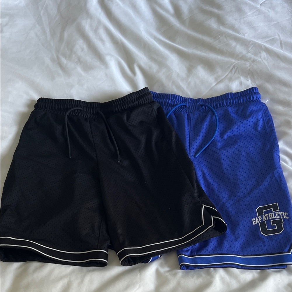 GAP Athletic Black and Blue Boys Shorts size Medium (8)